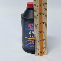Shop Pro DOT 3 Motor Vehicle Brake Fluid 12 oz SP-BF12 for ABS Drum Disc Brakes