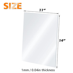 Plexiglass Sheets Acrylic Sheets 20 Pack of 11X14’’ 0.04 Thick Clear