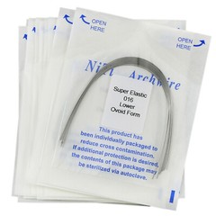 100Pcs Dental Orthodontic Niti Arch Wire Round Super Elastic 012-020 Upper Lower