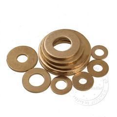 FLAT WASHERS FORM A – BRASS M2 M2.5 M3 M4 M5 M6 M8 M10 M12 M14 M16 M20 M22 M24