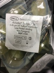 Pall Corporation PN 4184 Life Sciences Acrodisc 25mm Syringe Filter .45 um HT