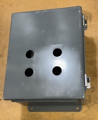 Hoffman A-10086CH Electrical Enclosure JIC Panel Box 10x8x6″ Wall Mount Used