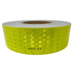 Conspicuity Tape DOT-C2 Reflective Trailer Fluorescent Yellow Green 2”INx150’FT