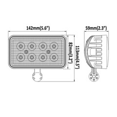 20PCS LED Work Light Kit For John Deere 8100 8200 8300 8400 8110 8210 8310 8410