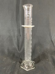 PYREX Glass 100mL Single Metric Certified Class A TD Graduated Cylinder 3062-100