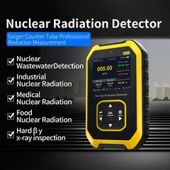 Geiger Counter Nuclear Radiation Meter Dosimeter Gamma Xray Beta Alarm Monitor