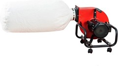 Horizontal Woodworking Dust Collector 750W (1HP) with 15-Gallon Collection Bag