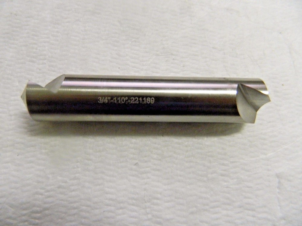 Hertel HSS Countersink 3/4" Head Dia 110 Deg Included Angle 1 Flute 8934062