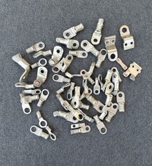 3lbs 12oz. Silver Coated Solid Copper Crimp Lugs Electrical Wire Connectors