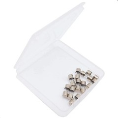 SIXQJZML 10 Pack F5AL Fast-Blow Mini Fuse 5A 5amp 125V Glass Fuses
