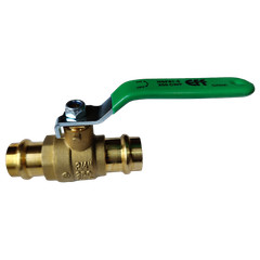 5 Pcs. 3/4″ Press Ball Valve, Press Fit Ball Valve Lead Free Brass, Full Port