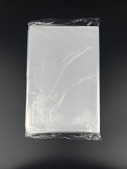 200 PLASTIC BAGS Clear T-Shirt Flat Open Top Packing Poly Bag 1Mil