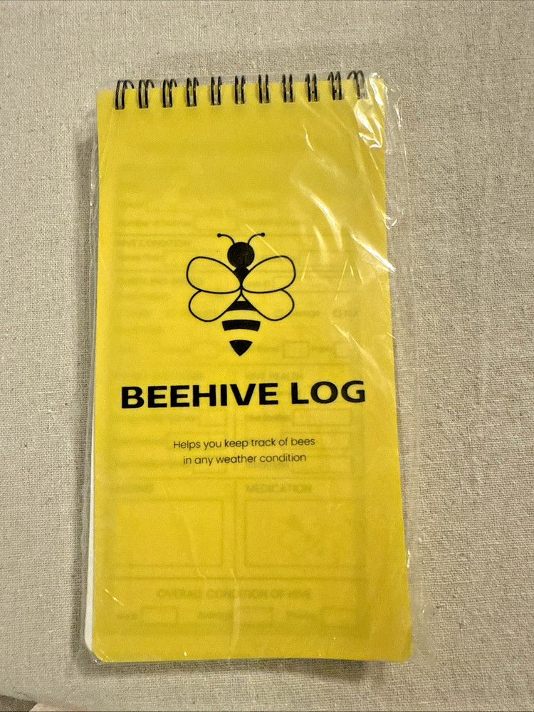 Little Giant Beehive Log Beekeeper Tracking Journal Water Repellent Paper NEW!