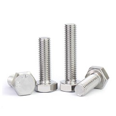 M8 Hex Cap Bolts / Screws, A2 Stainless Steel, 1.25 Coarse DIN 933 931 Tap 18-8