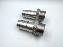 2 PACK 304 STAINLESS STEEL HOSE BARB FITTING 1″ NPT PIPE – 1″ HOSE