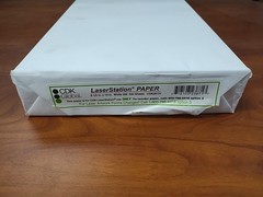 Copy Paper ~ 8.5 In X 14 In ~ CDK Global ~ LaserStation Paper~ 500 Sheets