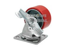 4″ x 2″ Swivel Caster Polyurethane Wheel w/ Brake(2) Rigid (2) 700lb ea ToolBox