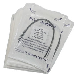 Dental Orthodontic Niti Arch Wire Super Elastic Natural Nature Form Round