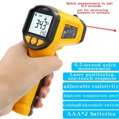 LCD Digital Non-contact Laser IR Infrared Thermometer Temp Meter Temperature Gun