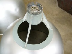 Alzak Abolite 24″ high bay 400 watt 277 V metal halide fixture + ballast AM-277