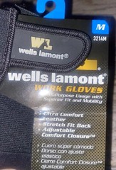 New Wells Lamont Leather Stretch Leather Work Gloves Mens Sz Medium