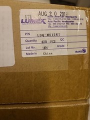 420 PCs of 7-SEGMENT 4-DIGIT LED DISPLAY LUMEX OPTO CA 12 DIP w/ 40 Pin