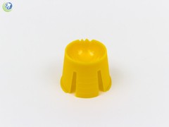DENTAL DISPOSABLE PLASTIC DAPPEN DISH FOR ACRYLIC PROPHY 100 PCS YELLOW
