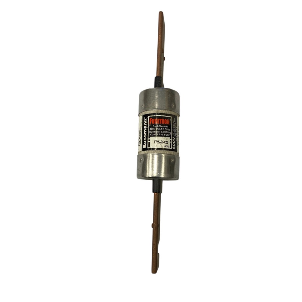 Bussmann FRS-R-125 Fusetron 125 Amp 600V Class RK5 Time-Delay Fuse