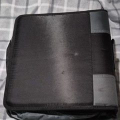 Case-it DUAL-301 Storage Binder 2in D-Ring 300 Sheet Zipper, Handle Black/Gray