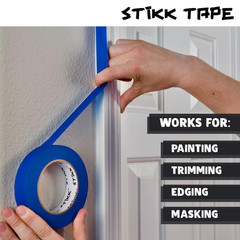 STIKK Painters Tape – 1Pk Black Painter Tape – 2 Inch X 60 Yards – Paint Tape fo
