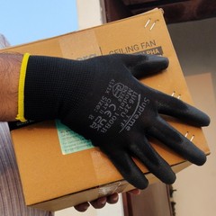 240 PAIRS PU COATED SAFETY WORK GLOVES GLOVE GARDEN GRIP MENS BUILDERS GARDENING