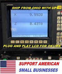 DIRECT REPLACEMENT LCD MONITOT FOR OKUMA OSP5000 OSP5020L PLUG AND PLAY