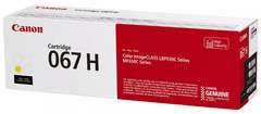 Canon 067 H Black, Cyan, Magenta, Yellow High Yield Toner Cartridges, Pack of 4