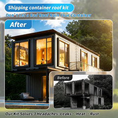Upgraded 22PCS Wood Truss Brackets for Shipping Containers, Heavy Duty 20Ft Ship