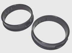 QTY2 HEYCO 2424 SB 3.000-44 SNAP BUSHING 3″ INCH BLK NYLON WIRE CABLE PROTECT