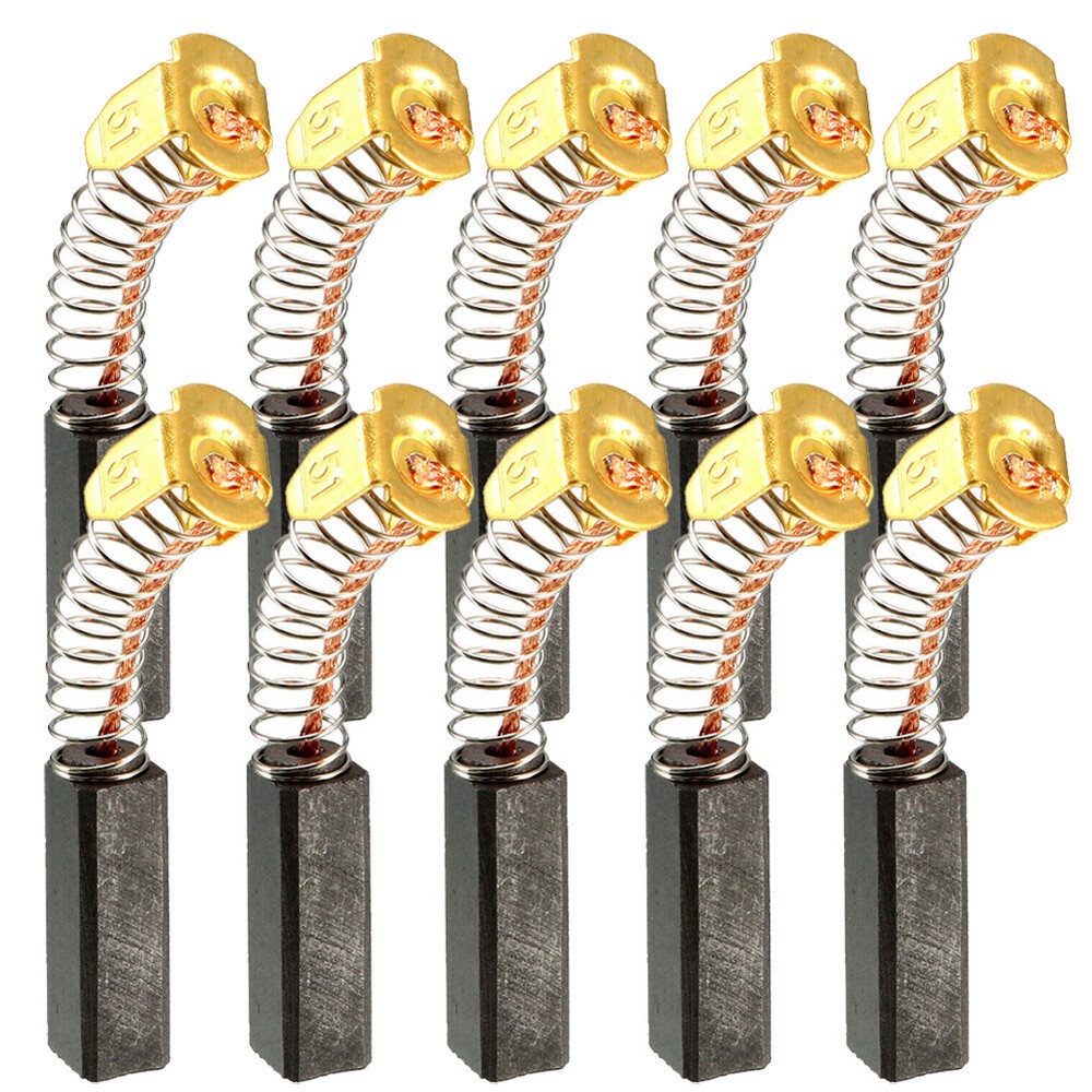 10pcs/Set Carbon Brushes For Electric Motors 20mm x 7mm x 6mm Replacement Part