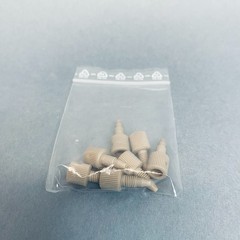 IDEX PEEK Fingertight Fitting 1/16 in. OD 10-32 Coned Lot of 7 Fittings