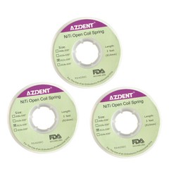 AZDENT Dental Ortodontic Niti Open Coil Springs 012*030/010*030 914mm(3feets)