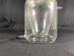 CHEMGLASS 1000mL 3-Neck 24/40 European Style Taper Jacketed Flask CG-1576-08