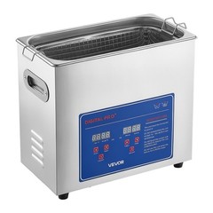 VEVOR Ultrasonic Cleaner 6L-Class Ultrasonic Parts Cleaner 40kHz for Jewelry
