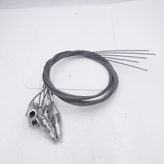 5 Pack Gripple 5/32″ Cable DIA x 4′ Anchor Badger 3