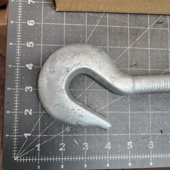 7/8” Thread x 12” Galv. Turnbuckle Hook End 3200 Pounds 12” Take Up 2ULL8 [B4S2]