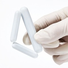 Lab PTFE Magnetic Stir Bars Type A B C Stirrer Bar Rod High Temp Length 4-100mm