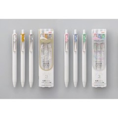 Gel Ink Ballpoint Pen Uniball One 0.50mm 3color Set/Creative Color Shimmer Color
