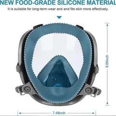 US Full Face Gas Mask Painting Spraying Respirator w/Filters for 6800 Facepiece