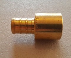 10 Pcs. 1/2″ Pex X 1/2″ Female Sweat Adapter, Half Inch Pex Female Sweat 23-3-6