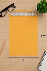 1000 – Pack 9″x12″ Kraft Catalog Mailing Envelopes Mailers Peel Self Seal