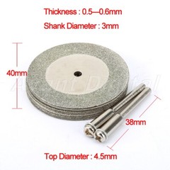 40mm Diamond Cut-Off Wheel Cutting Disc Rotary Tool Accessory For Power Drills