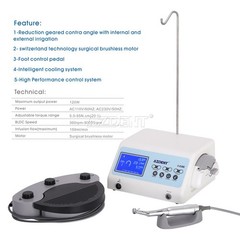 Dental Brushless Implant Motor Surgical System LED Touch Screen +20:1 Handpiece