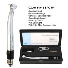 Dental High Speed Handpiece 4 Hole LED Self Power Air Turbine NSK QD-J Coupler